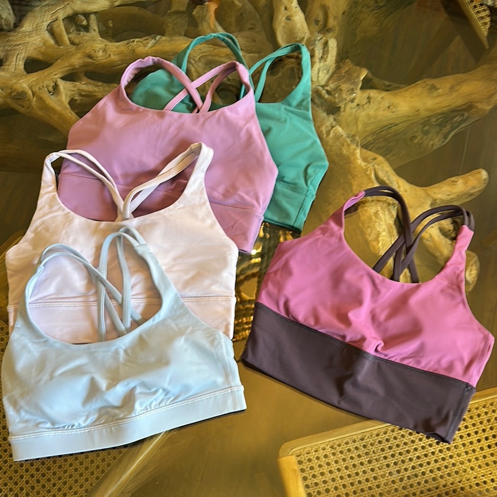 Lululemon size 6 Energy sports bra bundle